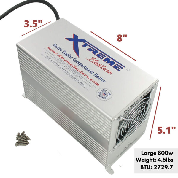 Xtreme Heaters Large 800W XXXHEAT Boat Bilge & RV Heater - Image 4