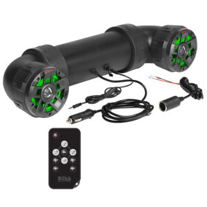 Boss Audio UTV4BRGB Amplified All-Terrain Sound System w-4" Marine Speakers & 1" Black Tweeters