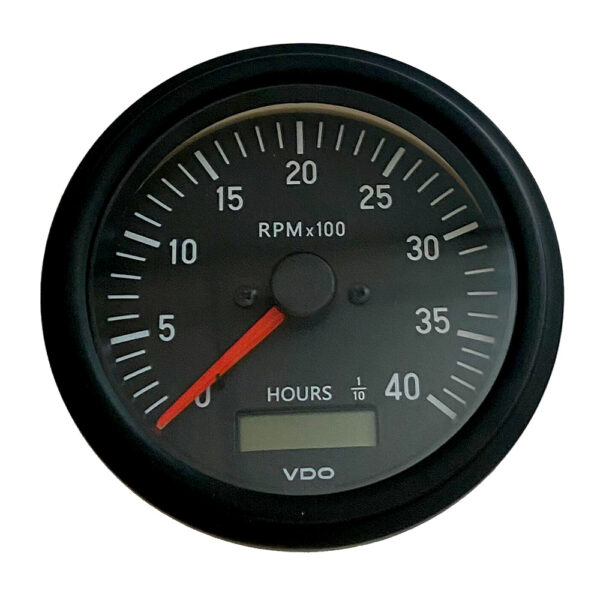VDO Cockpit International Gen II 4K RPM Tachometer w-Hourmeter