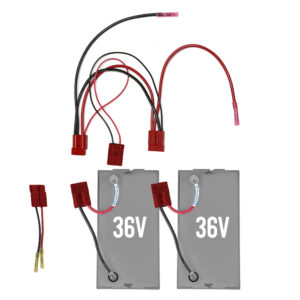 Connect-Ease 36V Parallel Kit f-2-36V Batteries to 1 Motor