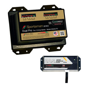 Dual Pro SS2 Auto 2 Bank Battery Charger w-2 Bank B.O.S.