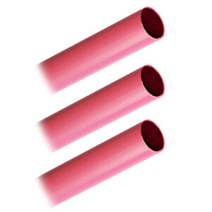 Pacer Battery Cable Heavy Wall Heat Shrink Tubing - 3-4" x 12" - Red (3-Pieces)