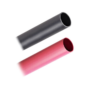 Pacer Battery Cable Heavy Wall Heat Shrink Tubing - 3-4" x 3" - Black-Red (2-Pieces Combo Pack)