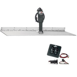 Lenco 12" x 18" Super Strong Trim Tab Kit w-Standard Tactile Switch Kit 12V