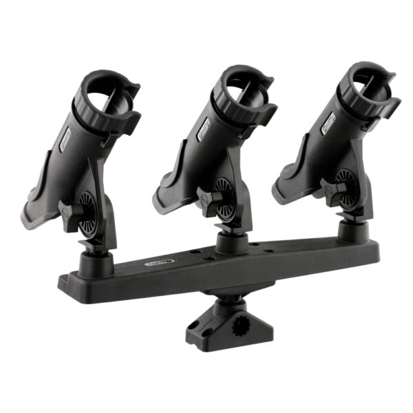 Scotty Triple Rod Holder w-3 230 Power Lock Rod Holders - Image 3