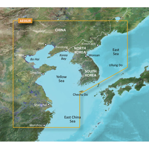 Garmin BlueChart g3 HD - HXAE002R - Yellow Sea - microSD-SD