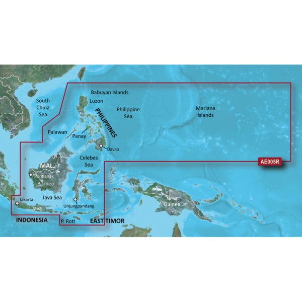 Garmin BlueChart g3 HD - HXAE005R - Phillippines - Java - Mariana Islands - microSD-SD