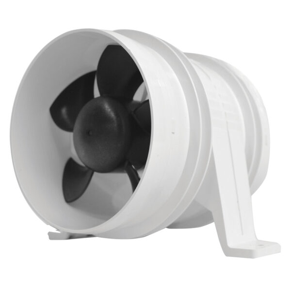 Attwood Turbo 4000 Series II Water-Resistant, In-Line Blower - 12V - White - Image 3