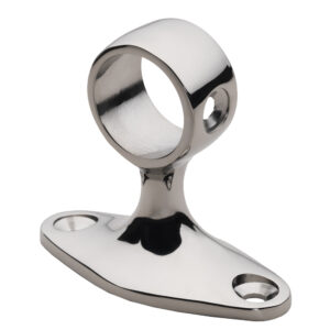 Whitecap 90 Handrail Stanchion - Center - 316 Stainless Steel - 7-8" Tube O.D.