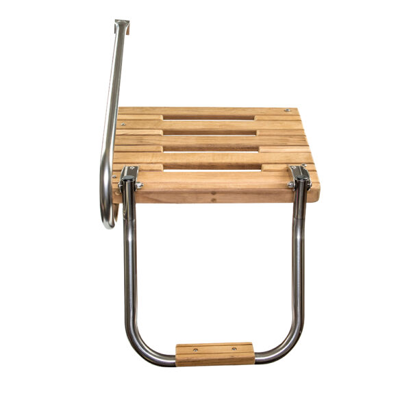 Whitecap Teak Swim Platform w-Ladder f-Outboard Motors - Image 2
