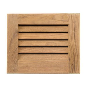 Whitecap Teak Louvered Insert - 7-1-2" x 9-1-8" x 3-4"