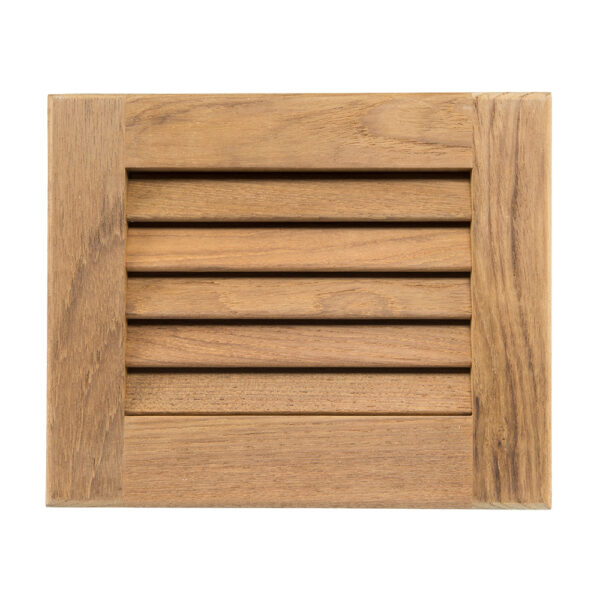 Whitecap Teak Louvered Insert - 7-1-2" x 9-1-8" x 3-4"