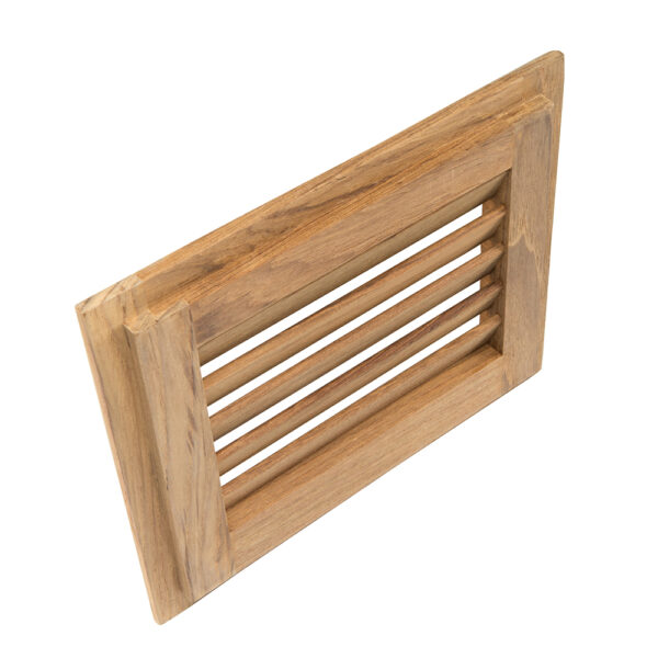 Whitecap Teak Louvered Insert - 7-1-2" x 9-1-8" x 3-4" - Image 2