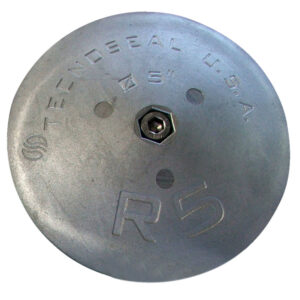 Tecnoseal R5AL Rudder Anode - Aluminum - 5" x 7-8"