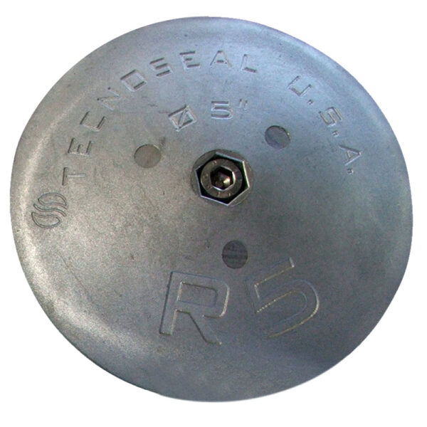 Tecnoseal R5AL Rudder Anode - Aluminum - 5" x 7-8"