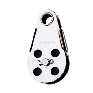 Ronstan Wire Block - Tubular Rivet Head w-Removable Nylatron Sheave - 45mm (1-3-4") Sheave Diameter