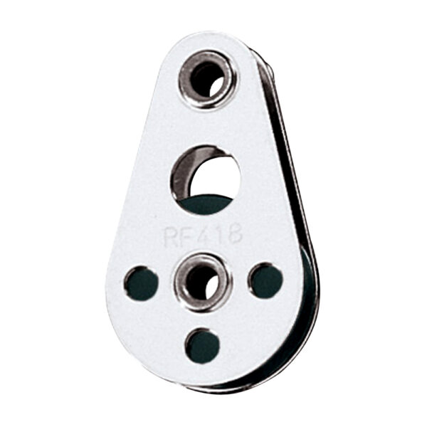 Ronstan Wire Block - Tubular Rivet Head w-Nylatron Sheave - 25mm (1") Sheave Diameter