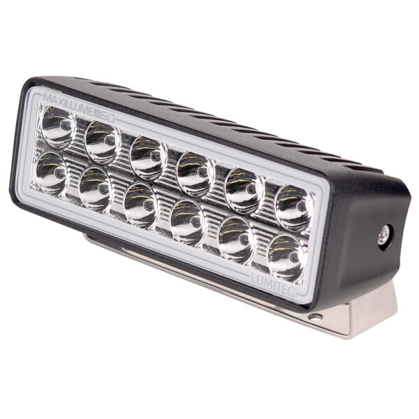 Lumitec Maxillume h60 - Trunnion Mount Flood Light - White Dimming - Black Housing - Image 2