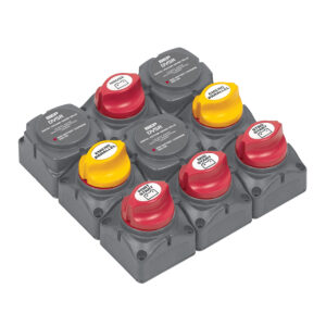 BEP Battery Distribution Cluster f-Triple Outboard Engine w-Four Battery Banks