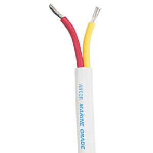 Ancor Safety Duplex Cable - 10-2 AWG - Red-Yellow - Flat - 400'