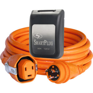 SmartPlug 30 AMP SmartPlug-Twist Type Cordset w-Black Inlet Cover- 50'