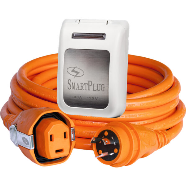 SmartPlug 30 AMP SmartPlug-Twist Type Cordset w-White Inlet Cover- 50'