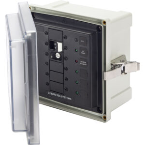 Blue Sea 3116 - SMS Panel Enclosure w-ELCI (30A) and 3 Blanks - 120V