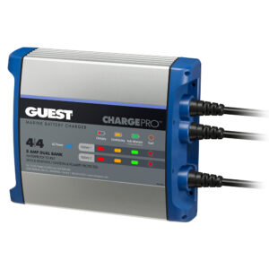 Guest On-Board Battery Charger 8A - 12V - 2 Bank - 120V Input