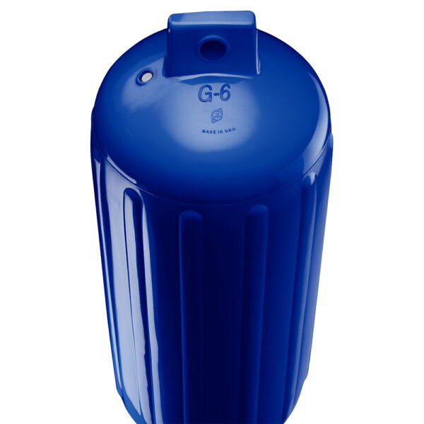 Polyform G-6 Twin Eye Fender 11" x 30" - Cobalt Blue w-Adapter - Image 2