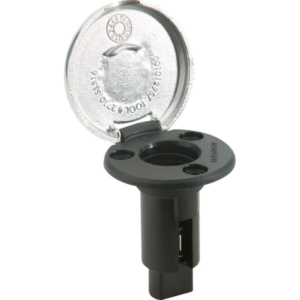 Attwood LightArmor Plug-In Base - 3 Pin - Stainless Steel - Round - Image 2