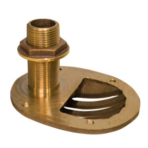 GROCO 2" Bronze Combo Scoop Thru-Hull w-Nut
