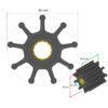 Albin Group Premium Impeller Kit 95 x 25 x 88.8mm - 9 Blade - Spline Insert - Image 2
