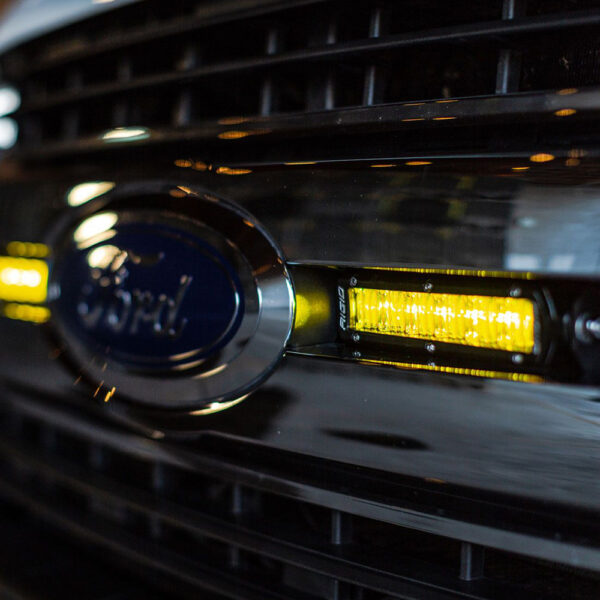RIGID Industries 6" SR-Series SAE Compliant Fog Light - Black w-Yellow Light - Image 3