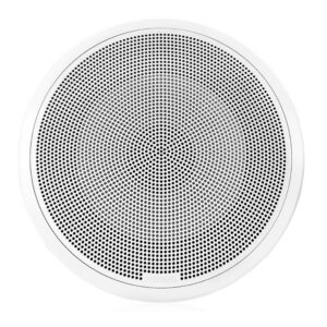FUSION FM-S10RW FM Series 10" 400W Flush Mount Marine Subwoofer - Round Grill - White