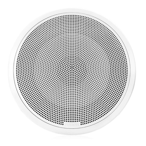 FUSION FM-S10RW FM Series 10" 400W Flush Mount Marine Subwoofer - Round Grill - White