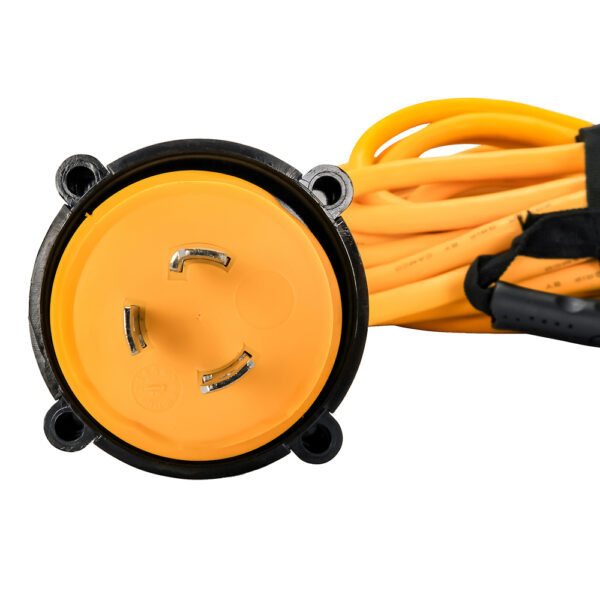 Camco 30 Amp Power Grip Marine Extension Cord - 50' M-Locking-F-Locking Adapter - Image 4