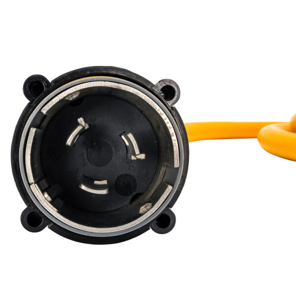 Camco 50 Amp Power Grip Marine Extension Cord - 25' M-Locking-F-Locking Adapter - Image 4