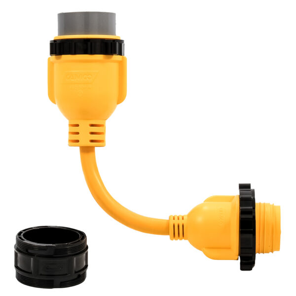 Camco 50AM-30AF Power Grip Marine 12" Locking Adapter - M-Lock-F-Locking Adapter - Image 3