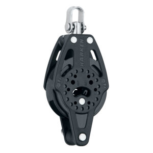Harken 57mm Carbo Single Ratchet Block w-Swivel & Becket