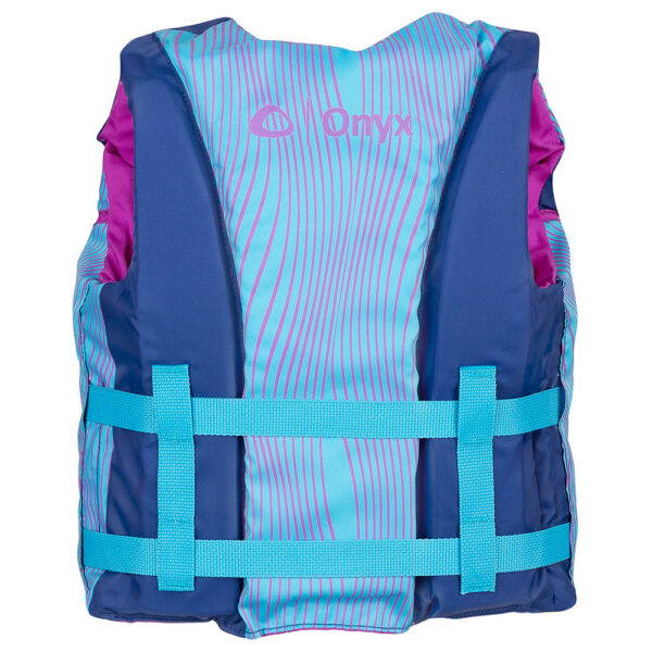 Onyx Shoal All Adventure Youth Paddle & Water Sports Life Jacket - Blue - Image 2