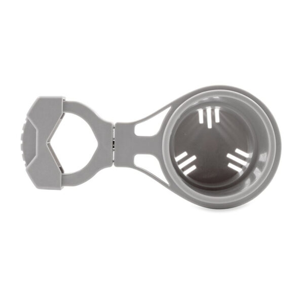 Camco Clamp-On Rail Mounted Cup Holder - Large for Up to 2" Rail - Grey - Image 3
