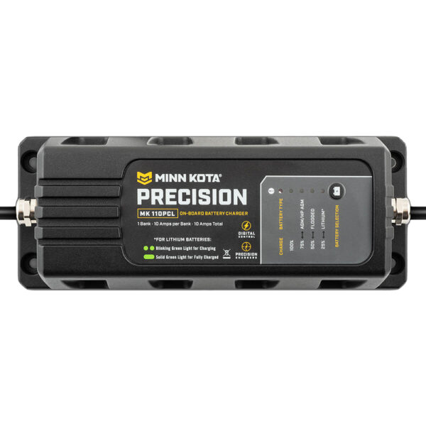 Minn Kota On-Board Precision Charger MK-110 PCL 1 Bank x 10 AMP LI Optimized Charger - Image 3