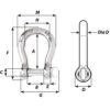 Wichard Self-Locking Bow Shackle - Diameter 5mm - 3-16" - Image 2