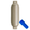 Polyform G-1 Twin Eye Fender 3.5" x 12.8" - Sand w-Adapter