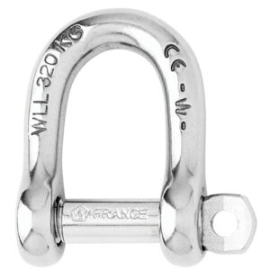 Wichard Self-Locking D Shackle - 12mm Diameter - 15-32"