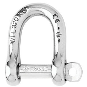 Wichard Not Self-Locking D Shackle - 14mm Diameter - 9-16"