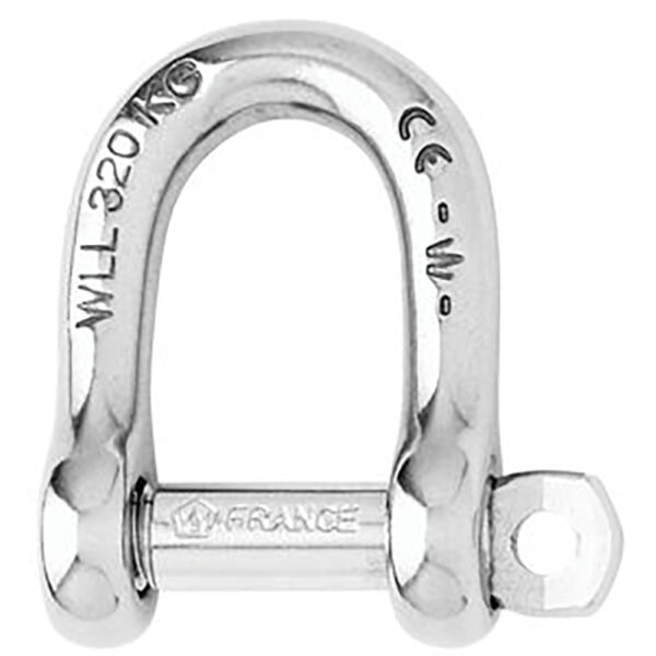 Wichard Not Self-Locking D Shackle - 14mm Diameter - 9-16"