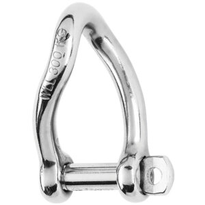 Wichard Self-Locking Twisted Shackle - 10mm Diameter - 13-32"