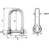 Wichard Self-Locking Large Opening Shackle - 6mm Diameter - 1-4" - Image 2
