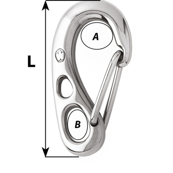 Wichard HR Safety Snap Hook - 100mm Length - 3-15-16" - Image 2